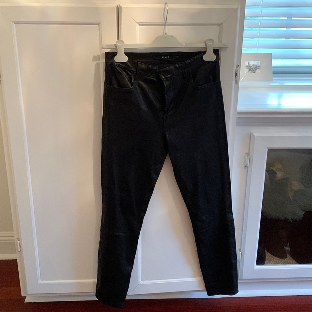 Brand new never worn JBRAND leather pants size 28